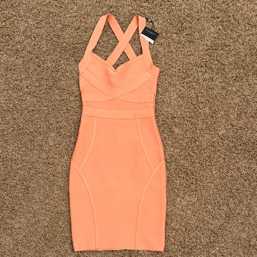 NWT Bandage Halter Mini Dress